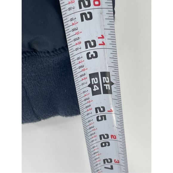 J. Crew Jacket Men Medium Blue Nylon Bomber Style Lightweight Full Zip‎ - Picture 8 of 12